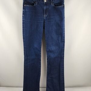 Eddie Bauer Jeans Womens T8 Slightly Curvy Bootcut Blue Denim (30x34)